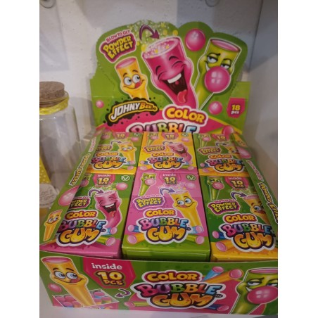 Candy Color bubble gum a bastoncino JOHNYBEE