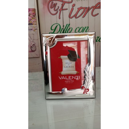 Corice Argento Valenti  13*18 cm Laurea